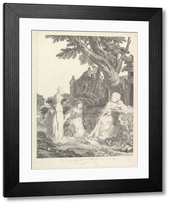 Framed Print : Frere Luce, 1767. Creator: Unknown Framed Print : Frere Luce, 1767. Creator: Unknown