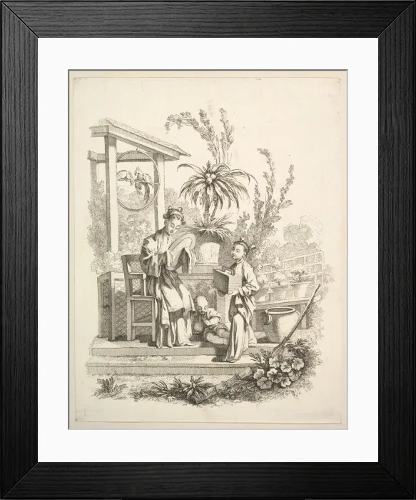 Framed Print : The Toilet, ca. 1742. Creator: Gabriel Huquier Framed Print : The Toilet, ca. 1742. Creator: Gabriel Huquier
