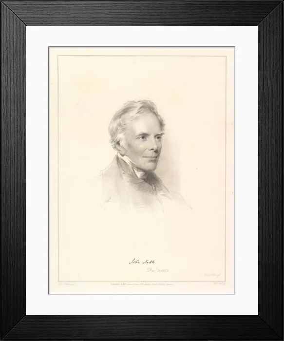 Framed Print : Portrait of John Keble, 1863. Creator: William Holl Framed Print : Portrait of John Keble, 1863. Creator: William Holl