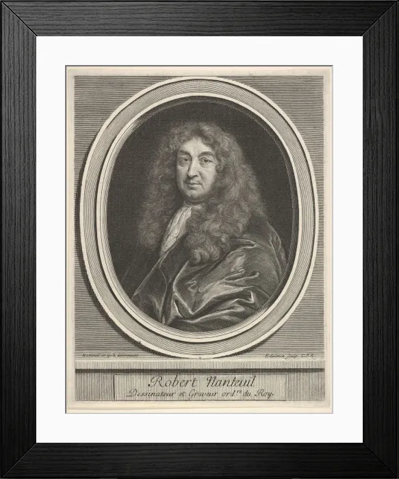 Framed Print : Robert Nanteuil. Creator: Gerard Edelinck Framed Print : Robert Nanteuil. Creator: Gerard Edelinck