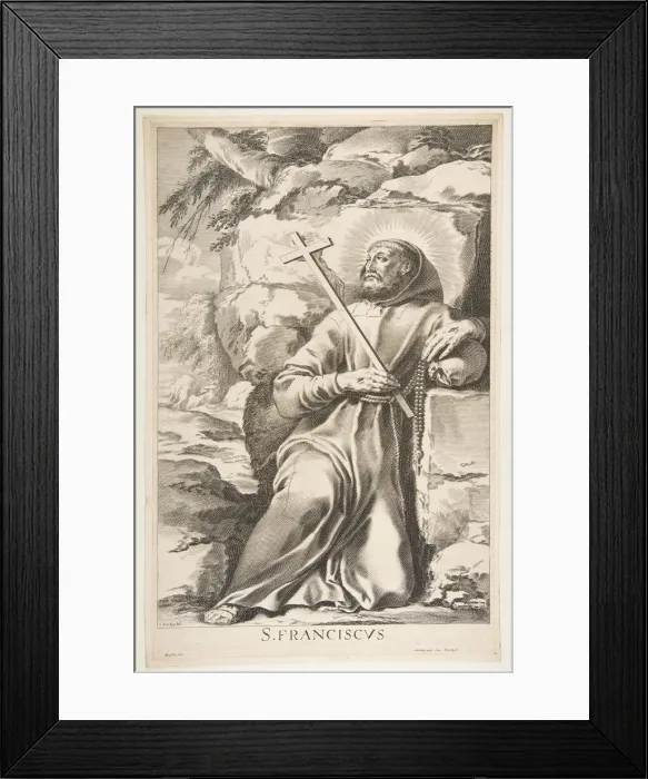 Framed Print : St. Francis. Creator: Gilles Rousselet Framed Print : St. Francis. Creator: Gilles Rousselet