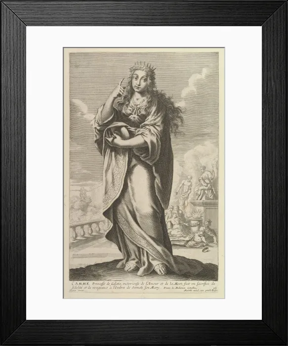 Framed Print : Camme, 1647. Creators: Gilles Rousselet, Abraham Bosse Framed Print : Camme, 1647. Creators: Gilles Rousselet, Abraham Bosse