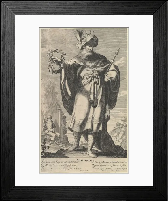 Framed Print : Sphiron, ca. 1639-40. Creators: Gilles Rousselet, Abraham Bosse Framed Print : Sphiron, ca. 1639-40. Creators: Gilles Rousselet, Abraham Bosse