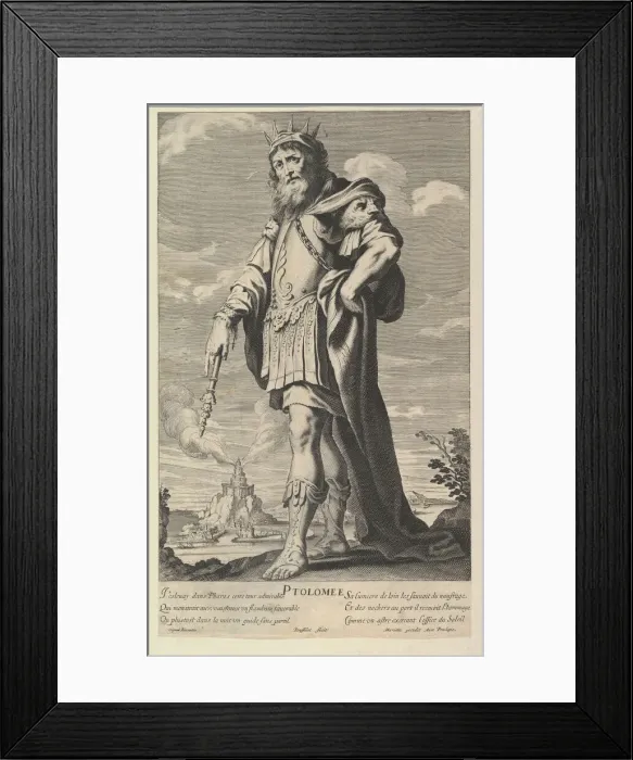 Framed Print : Ptolemee, ca. 1639-40. Creators: Gilles Rousselet, Abraham Bosse Framed Print : Ptolemee, ca. 1639-40. Creators: Gilles Rousselet, Abraham Bosse