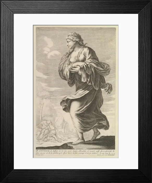 Framed Print : Panthee, 1647. Creators: Gilles Rousselet, Abraham Bosse Framed Print : Panthee, 1647. Creators: Gilles Rousselet, Abraham Bosse