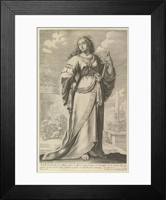 Framed Print : Arrie, 1647. Creators: Gilles Rousselet, Abraham Bosse Framed Print : Arrie, 1647. Creators: Gilles Rousselet, Abraham Bosse