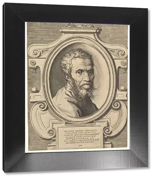 Portrait of Michelangelo, after 1564. Creator: Giorgio Ghisi