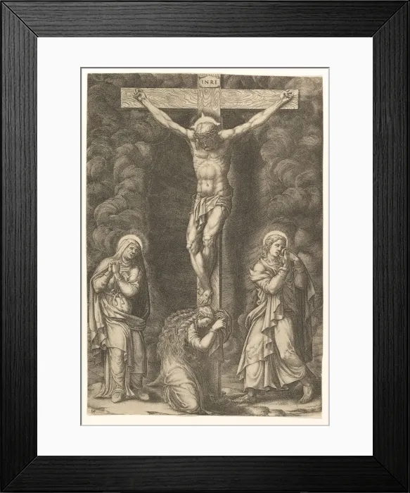 Framed Print : The Crucifixion with the Virgin, the Magdalen, and St. John, late 1570s Framed Print : The Crucifixion with the Virgin, the Magdalen, and St. John, late 1570s