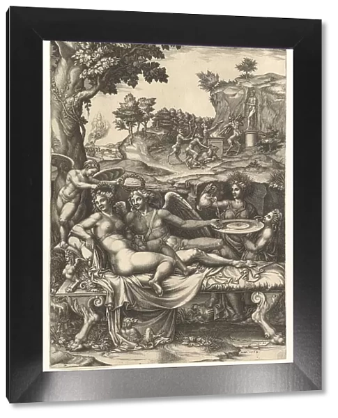 Cupid and Psyche, 1573-74. Creator: Giorgio Ghisi