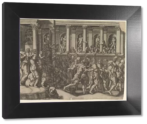 The Mocking of the Prisoners, ca. 1540. Creator: Giorgio Ghisi