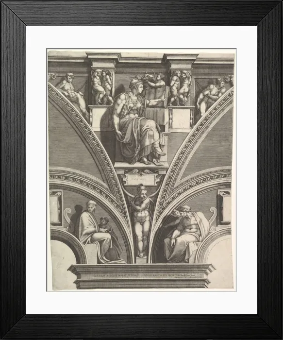 Framed Print : The Eritrean Sibyl; from the series of Prophets and Sibyls in the Sistine Chapel, 1570-75 Framed Print : The Eritrean Sibyl; from the series of Prophets and Sibyls in the Sistine Chapel, 1570-75