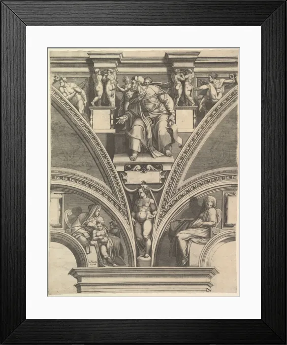 Framed Print : The Prophet Ezekiel; from the series of Prophets and Sibyls in the Sistine Chapel Framed Print : The Prophet Ezekiel; from the series of Prophets and Sibyls in the Sistine Chapel