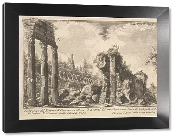 Remains of the Temple of Castor and Pollux... ( Avanzo del Tempio di Castore e