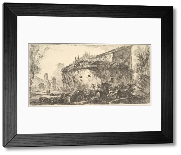 Framed Print : Plate 18: The Tomb of the Scipios (Sepolcro della famiglia de Scipioni), ca. 1748 Framed Print : Plate 18: The Tomb of the Scipios (Sepolcro della famiglia de Scipioni), ca. 1748