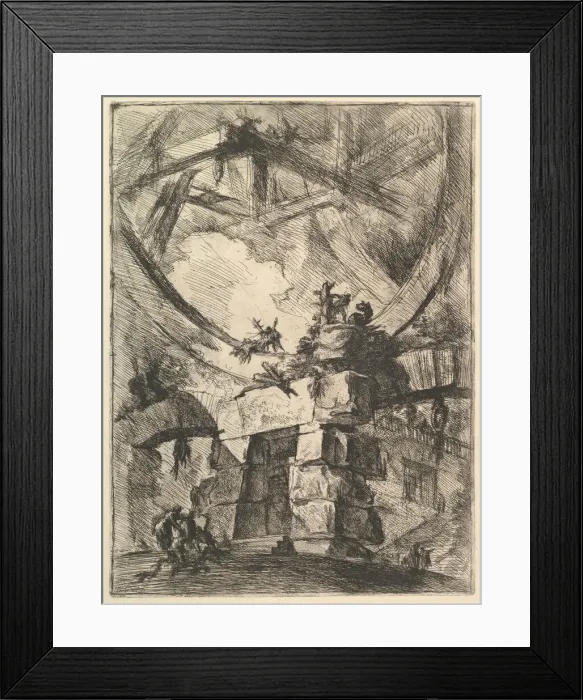 Framed Print : The Giant Wheel, from Carceri d invenzioni (Imaginary Prisons), ca. 1749-50 Framed Print : The Giant Wheel, from Carceri d invenzioni (Imaginary Prisons), ca. 1749-50