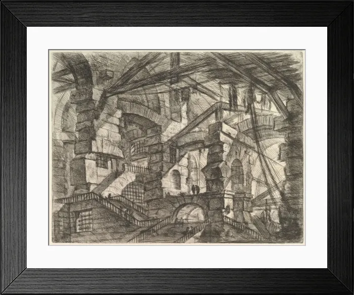 Framed Print : The Gothic Arch, from Carceri d invenzione (Imaginary Prisons), ca. 1749-50 Framed Print : The Gothic Arch, from Carceri d invenzione (Imaginary Prisons), ca. 1749-50