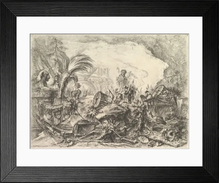 Framed Print : The Triumphal Arch, from Grotteschi (Grotesques), ca. 1748 Framed Print : The Triumphal Arch, from Grotteschi (Grotesques), ca. 1748