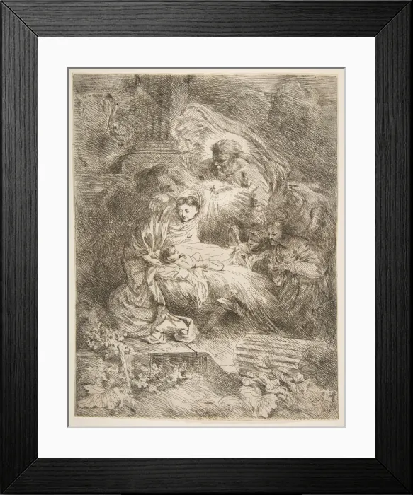 Framed Print : God the Father observing the Virgin and Child, angels to the right, ca. 1645-47 Framed Print : God the Father observing the Virgin and Child, angels to the right, ca. 1645-47