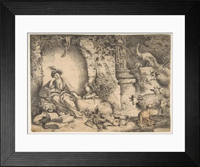 Framed Print : Circe with the companions of Ulysses changed into animals, 1650-51 Framed Print : Circe with the companions of Ulysses changed into animals, 1650-51