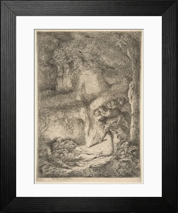 Framed Print : Finding the bodies of Saints Peter and Paul, 1645-51. Creator Framed Print : Finding the bodies of Saints Peter and Paul, 1645-51. Creator