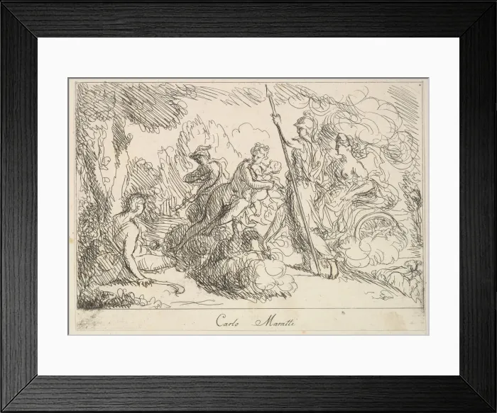 Framed Print : Gods and Goddesses in a Landscape, 1740-1802. Creator: Giuseppe Canale Framed Print : Gods and Goddesses in a Landscape, 1740-1802. Creator: Giuseppe Canale