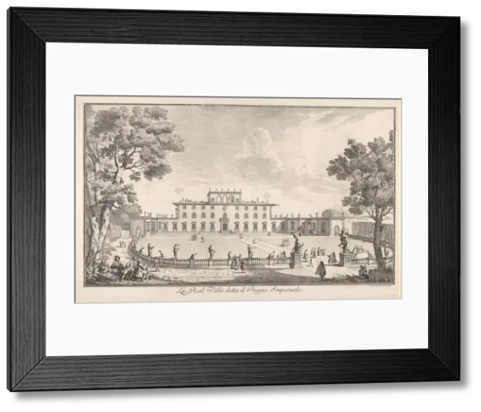 Framed Print : The Royal Villa called il Poggio Imperiale (La Real Villa detta il Poggio Imperiale) Framed Print : The Royal Villa called il Poggio Imperiale (La Real Villa detta il Poggio Imperiale)
