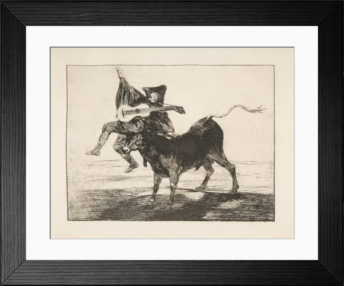 Framed Print : Barbarous Entertainment (Barbara dibersion), 1800-1804. Creator: Francisco Goya