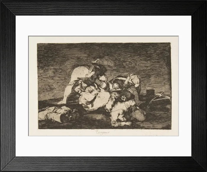 Framed Print : Plate10 from The Disasters of War (Los Desastres de la Guerra): Nor [d Framed Print : Plate10 from The Disasters of War (Los Desastres de la Guerra): Nor [d