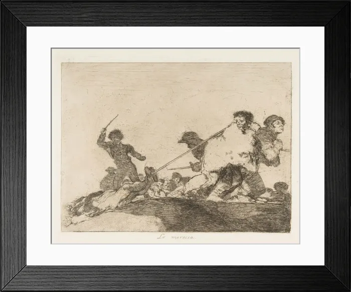 Framed Print : Plate 29 from The Disasters of War (Los Desastres de la Guerra): He Framed Print : Plate 29 from The Disasters of War (Los Desastres de la Guerra): He