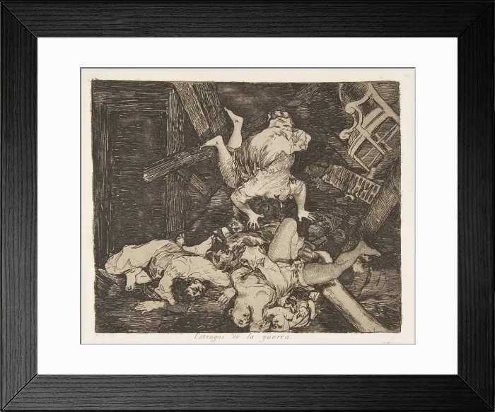 Framed Print : Plate 30 from The Disasters of War (Los Desastres de la Guerra): Ravag Framed Print : Plate 30 from The Disasters of War (Los Desastres de la Guerra): Ravag