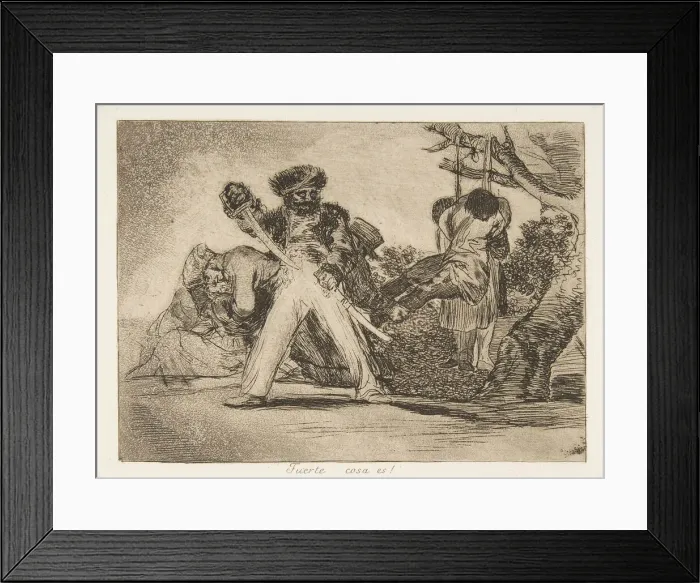 Framed Print : Plate 31 from The Disasters of War (Los Desastres de la Guerra): That Framed Print : Plate 31 from The Disasters of War (Los Desastres de la Guerra): That