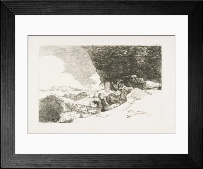 Framed Print : Plate 23 from The Disasters of War (Los Desastres de la Guerra): The Same Elsewhere Framed Print : Plate 23 from The Disasters of War (Los Desastres de la Guerra): The Same Elsewhere