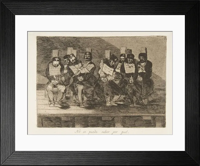 Framed Print : Plate 35 from The Disasters of War (Los Desastres de La Guerra): One C Framed Print : Plate 35 from The Disasters of War (Los Desastres de La Guerra): One C