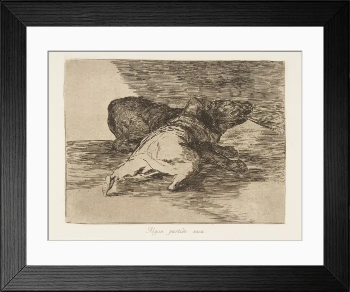 Framed Print : Plate 40 from The Disasters of War (Los Desastres de La Guerra): He ge Framed Print : Plate 40 from The Disasters of War (Los Desastres de La Guerra): He ge