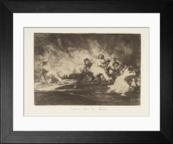 Framed Print : Plate 41 from The Disasters of War (Los Desastres de La Guerra): They Framed Print : Plate 41 from The Disasters of War (Los Desastres de La Guerra): They