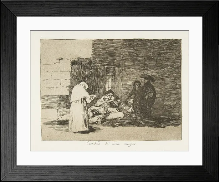 Framed Print : Plate 49 from The Disasters of War (Los Desastres de la Guerra): A Framed Print : Plate 49 from The Disasters of War (Los Desastres de la Guerra): A