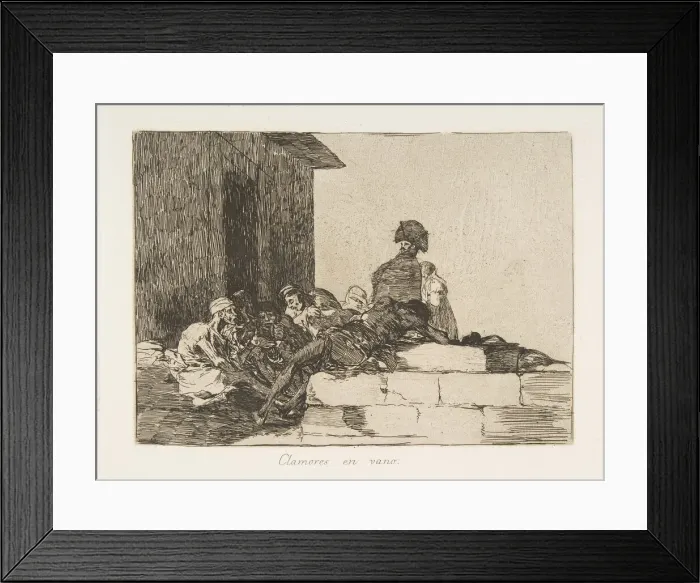 Framed Print : Plate 54 from The Disasters of War (Los Desastres de la Guerra): Ap Framed Print : Plate 54 from The Disasters of War (Los Desastres de la Guerra): Ap