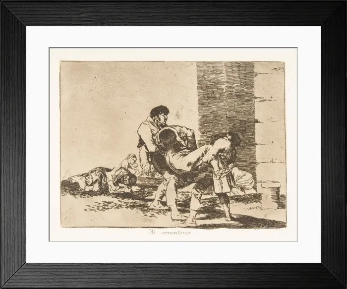 Framed Print : Plate 56 from The Disasters of War (Los Desastres de la Guerra): To Framed Print : Plate 56 from The Disasters of War (Los Desastres de la Guerra): To