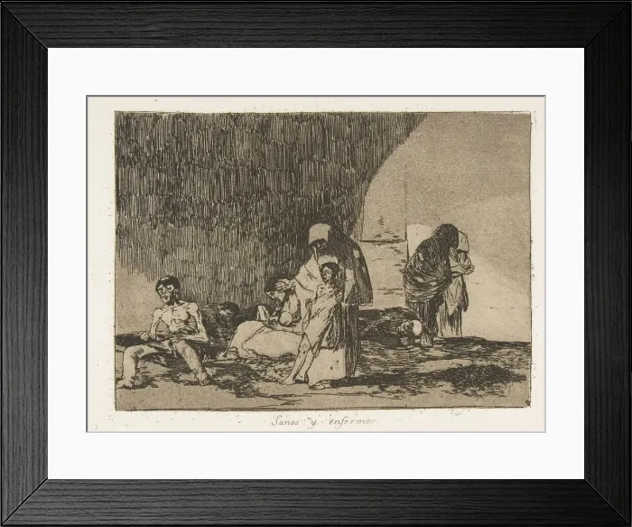 Framed Print : Plate 57 from The Disasters of War (Los Desastres de la Guerra): Th Framed Print : Plate 57 from The Disasters of War (Los Desastres de la Guerra): Th