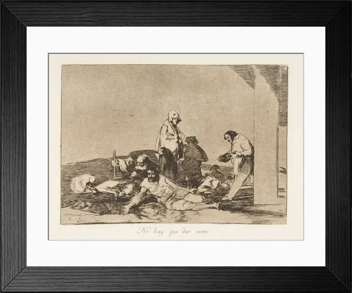 Framed Print : Plate 58 from The Disasters of War (Los Desastres de la Guerra): It Framed Print : Plate 58 from The Disasters of War (Los Desastres de la Guerra): It