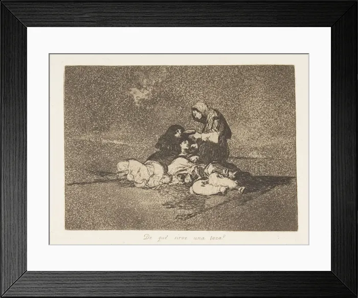 Framed Print : Plate 59 from The Disasters of War (Los Desastres de la Guerra): Wh Framed Print : Plate 59 from The Disasters of War (Los Desastres de la Guerra): Wh