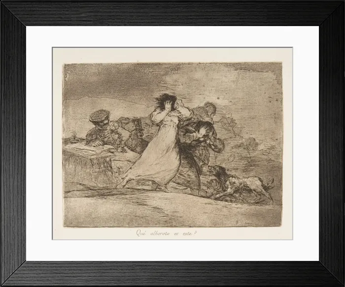 Framed Print : Plate 65 from The Disasters of War (Los Desastres de la Guerra Framed Print : Plate 65 from The Disasters of War (Los Desastres de la Guerra