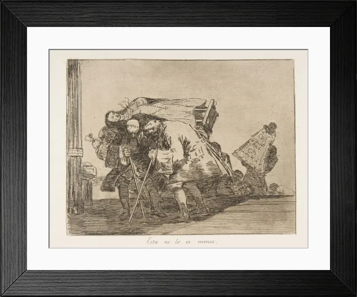 Framed Print : Plate 67 from The Disasters of War (Los Desastres de la Guerra Framed Print : Plate 67 from The Disasters of War (Los Desastres de la Guerra