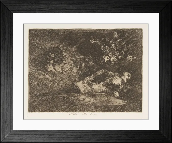 Framed Print : Plate 69 from The Disasters of War (Los Desastres de la Guerra): Not Framed Print : Plate 69 from The Disasters of War (Los Desastres de la Guerra): Not