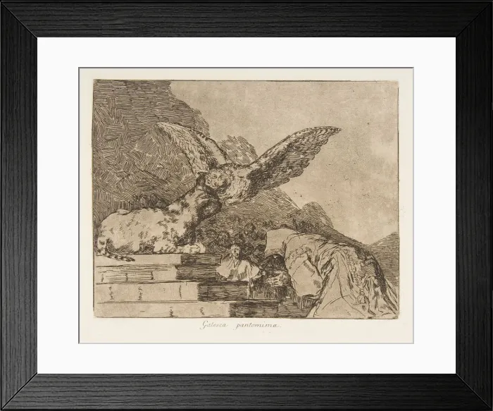 Framed Print : Plate 73 from The Disasters of War (Los Desastres de la Guerra Framed Print : Plate 73 from The Disasters of War (Los Desastres de la Guerra