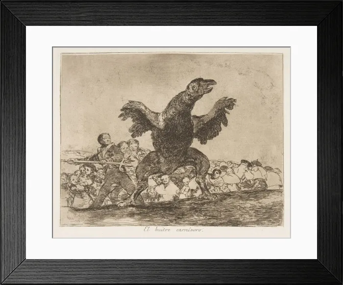 Framed Print : Plate 76 from The Disasters of War (Los Desastres de la Guerra Framed Print : Plate 76 from The Disasters of War (Los Desastres de la Guerra