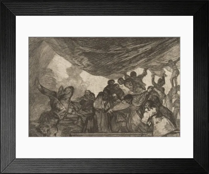 Framed Print : Plate 15 from the Disparates : Clear Folly, ca. 1816-23 (published 1864) Framed Print : Plate 15 from the Disparates : Clear Folly, ca. 1816-23 (published 1864)