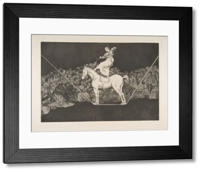 Framed Print : Plate B from the Disparates : Punctual Folly, ca. 1816-23 (published before 1877) Framed Print : Plate B from the Disparates : Punctual Folly, ca. 1816-23 (published before 1877)