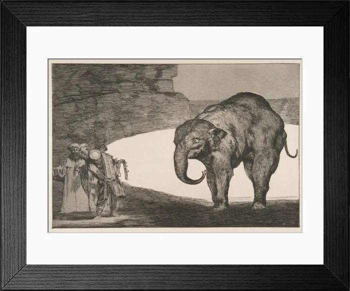 Framed Print : Plate C from the Disparates : Animal Folly, ca. 1816-23 (published before 1877) Framed Print : Plate C from the Disparates : Animal Folly, ca. 1816-23 (published before 1877)