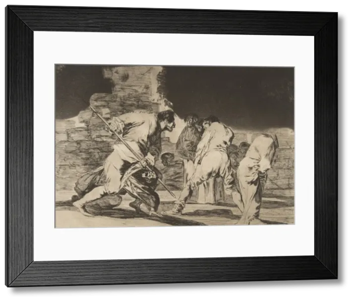 Framed Print : Disparates (Los Proverbios), ca. 1816-23 (published 1864). Creator: Francisco Goya Framed Print : Disparates (Los Proverbios), ca. 1816-23 (published 1864). Creator: Francisco Goya